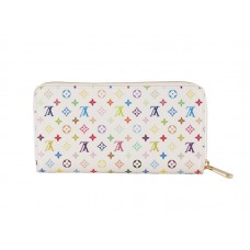 Peněženka Louis Vuitton Monogram Multicolour White Zippy Fig.