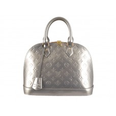 Monogram Louis Vuitton Vernis Alma Silver