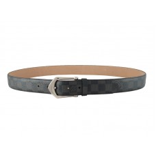 Louis Vuitton Nýtovaný Damier Graphite Belt