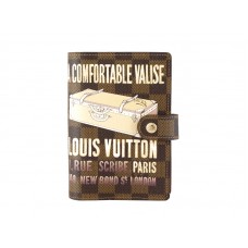 Louis Vuitton Damier Ebene Malý prsten Agenda Cover