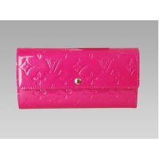 Monogram Louis Vuitton Vernis Sarah Peněženka Rose Pop