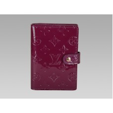 Louis Vuitton Monogram Vernis malý prsten Agenda kryt fialový