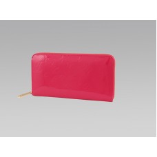 Louis Vuitton Monogram Vernis Zippy Wallet Pink Pop