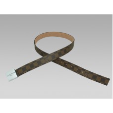 Louis Vuitton Damier Cut Belt Belt Silver