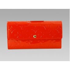 Louis Vuitton Monogram Vernis Sarah Peněženka Orange Sunset