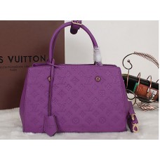 Louis Vuitton Monogram Empreinte Montaigne Mm Amethyst