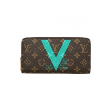 Peněženka Louis Vuitton Monogram Zippy tyrkysová