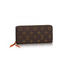 Peněženka Louis Vuitton Monogram Clemence Chili Red