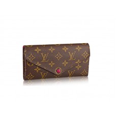Peněženka Louis Vuitton Monogram Josephine v barvě fuchsie