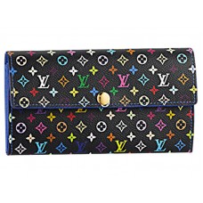 Peněženka Louis Vuitton Sarah Multicolour Black - chrpa