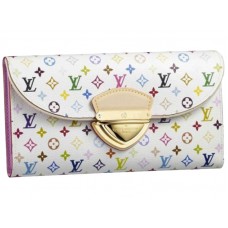 Peněženka Louis Vuitton Multicolour White Eugenie Pink
