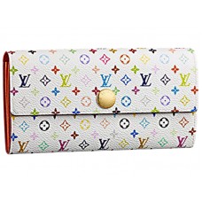 Peněženka Louis Vuitton Sarah Multicolor White Orange