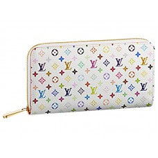 Peněženka Louis Vuitton Multicolor White Zippy Orange