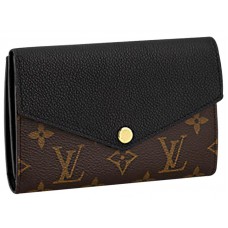 Kompaktní peněženka Louis Vuitton Monogram Pallas černá