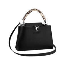 Louis Vuitton Capucines Bb Bag Python Black