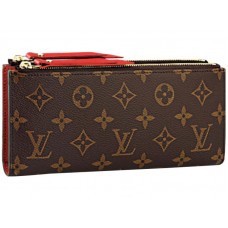Plátěná peněženka Louis Vuitton Monogram Adele v barvě fuchsie