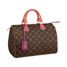 Louis Vuitton Monogram Canvas Speedy 30 Flamingo kabelka