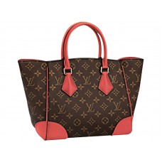 Monogram Louis Vuitton Canvas Phenix Pm Coquelicot