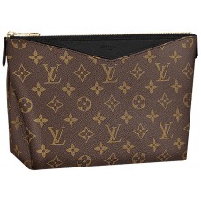 Plátěné pouzdro Louis Vuitton Monogram Pallas Beauty Case Black