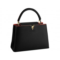 Kabelka Louis Vuitton Capucines Mm Black Flamingo