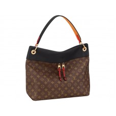 Plátěná kabelka Louis Vuitton Monogram Tuileries přes rameno černá