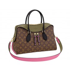 Plátěné tuilerijské kabelky Louis Vuitton s monogramem, khaki
