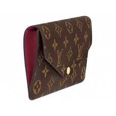 Plátěná peněženka Louis Vuitton Monogram Jeanne fuchsiová m62202