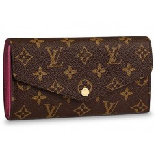 Peněženka Louis Vuitton Sarah Monogram Canvas Fuchsia m62234
