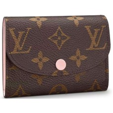 Plátěná peněženka Louis Vuitton Monogram Rosalie s mincemi růžová balerína m62361