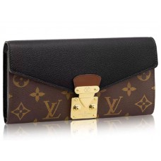 Plátěná peněženka Louis Vuitton Monogram Pallas černá m58415