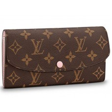 Plátěná peněženka Louis Vuitton Monogram Emilie Rose Bellerine m61289