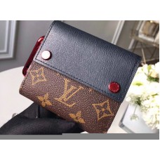 Kompaktní plátěná peněženka Louis Vuitton Monogram černá m63041
