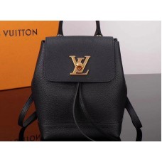 Mini batoh Louis Vuitton Lockme, černý, m54573