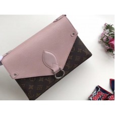 Monogram Louis Vuitton Canvas Saint Michel Rose Bellerine m44033