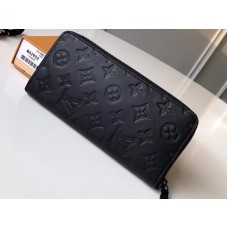 Kožená peněženka Louis Vuitton Monogram Shadow Zippy Vertikální M62902