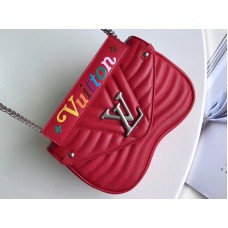 Kožená kabelka Louis Vuitton New Wave s řetízkem PM m51930