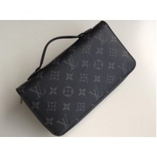 Plátěná peněženka Louis Vuitton Monogram Eclipse Zippy XL m61698