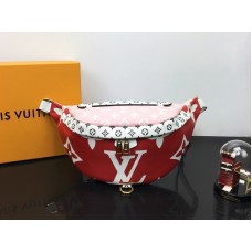 Ledvinka Louis Vuitton Supreme Limited Edition červená