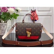 Monogram Louis Vuitton Canvas Vaugirard Coquelicot Red m44548
