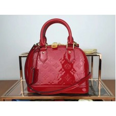 Monogram Louis Vuitton Vernis Alma Bb Cherry m91607