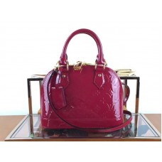 Monogram Louis Vuitton Vernis Alma Bb Magenta m91607