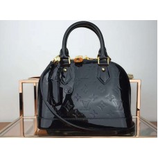 Monogram Louis Vuitton Vernis Alma Bb Noir m91607