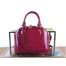 Monogram Louis Vuitton Vernis Alma Bb Purple m91607