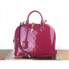 Monogram Louis Vuitton Vernis Alma PM Magenta m91611