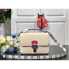 Louis Vuitton Miroir Vernis Lakovaná kůže Třešňové BB krémové m51952