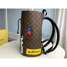 Plátěný batoh Louis Vuitton Monogram Chalk Hnědý m44615