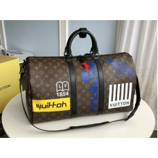 Louis Vuitton Monogram Canvas Keepall Bandouli?Re 50 Hnědá m44642