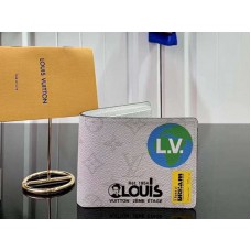 Plátěná peněženka Louis Vuitton Monogram Multiple White m67819