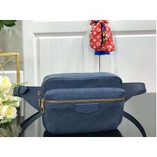 Louis Vuitton Monogram Denim Outdoor Ledvinka Navy m44741