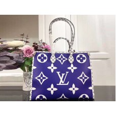 Kabelka Louis Vuitton Monogram Giant Canvas Onthego Blue m44569